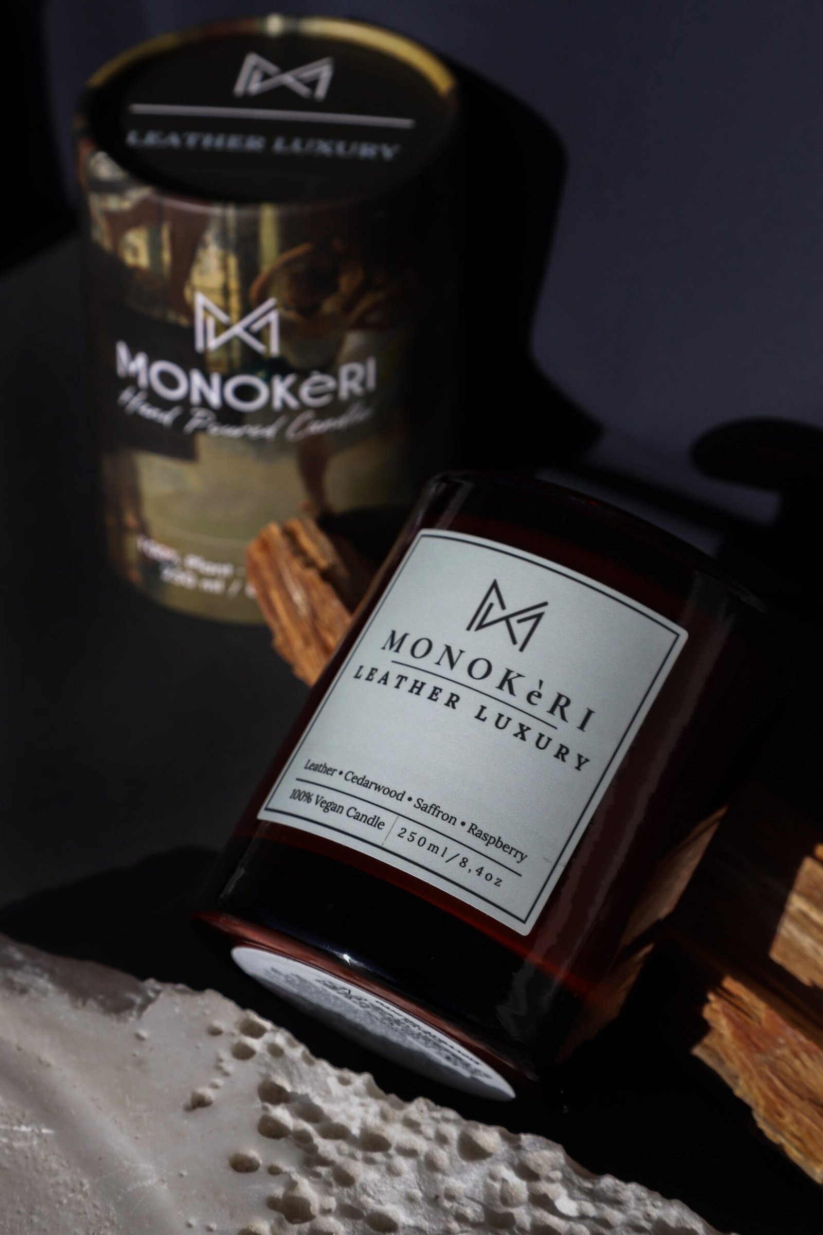 Leather Luxury αρωματικό κερί MONOKèRI